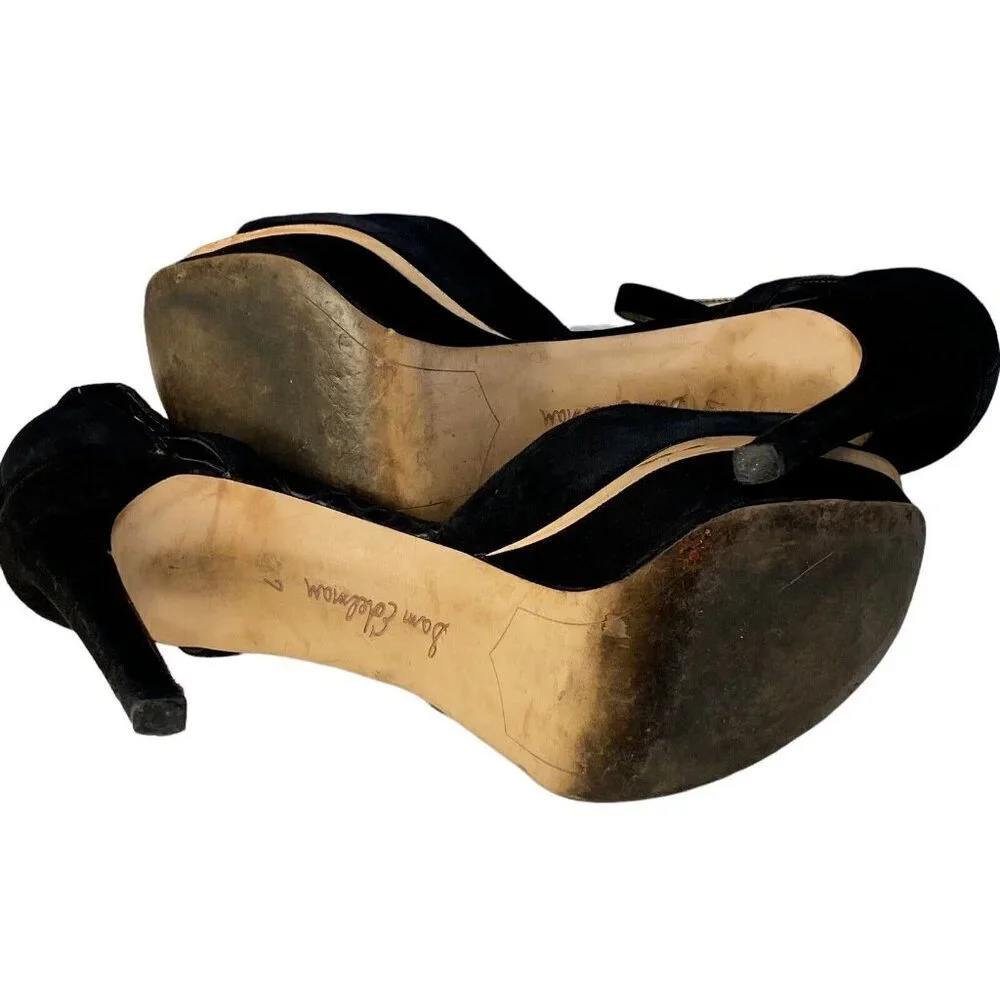 SAM‎ EDELMAN Women High Heels Size 7 Black Kayde Stilettos Classy Party Elegant